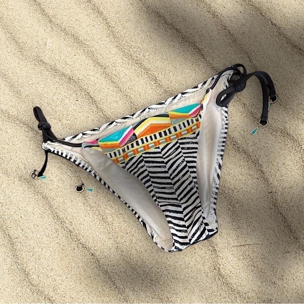 Trina Turk Multicolor Striped Bikini Bottom